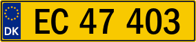 Truck License Plate